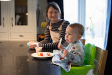 Load image into Gallery viewer, Tidy Tot Cover and Catch food smock bib Australian stockist