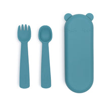 Load image into Gallery viewer, Feedie Fork & Spoon Set - We might be Tiny