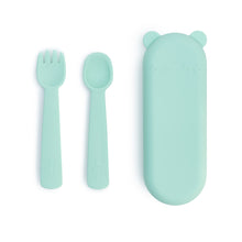 Load image into Gallery viewer, Feedie Fork & Spoon Set - We might be Tiny