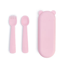 Load image into Gallery viewer, Feedie Fork & Spoon Set - We might be Tiny