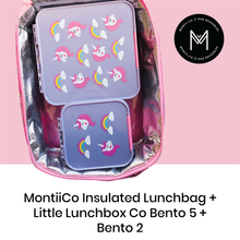 Load image into Gallery viewer, MontiiCo Insulated Cooler Lunch Bags (Best for school/Kinder)