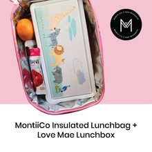 Load image into Gallery viewer, MontiiCo Insulated Cooler Lunch Bags (Best for school/Kinder)