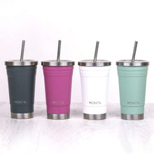 Load image into Gallery viewer, Montii Co Original Adult Reusable Smoothie Cup | 450ml with stainless steel and Silicone straw