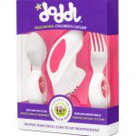 Doddl 3 Piece Toddler Cutlery Set (Spoon, Fork and Knife) for Children