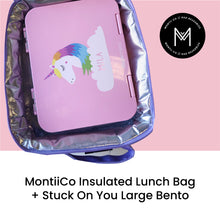 Load image into Gallery viewer, MontiiCo Insulated Cooler Lunch Bags (Best for school/Kinder)
