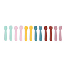 Load image into Gallery viewer, Feedie Fork & Spoon Set - We might be Tiny