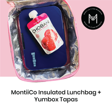 Load image into Gallery viewer, MontiiCo Insulated Cooler Lunch Bags (Best for school/Kinder)