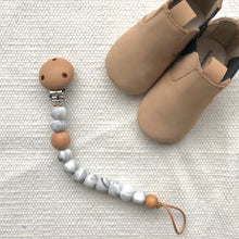 Load image into Gallery viewer, dummy clip australia melbourne silicone safety soother stylish marble