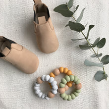 Load image into Gallery viewer, Astandco AST + CO teething toy teethers mustard olive marble white tidy tot melbourne Australian handmade baby toy gift shop small