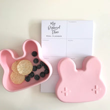 Load image into Gallery viewer, Bunny Snackies:  2-in-1 Bowl and Plate