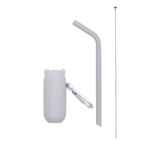 Load image into Gallery viewer, Keepie Straw Set  - Portable Silicone Straws for kids from We Might Be Tiny