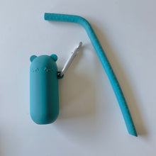 Load image into Gallery viewer, Keepie Straw Set  - Portable Silicone Straws for kids from We Might Be Tiny