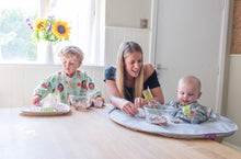 Load image into Gallery viewer, Tidy Tot Kit and TRAVEL BAG (kit: Bib and Tray in Travel Bag)