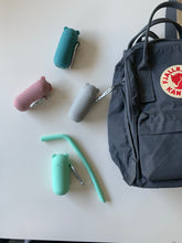 Load image into Gallery viewer, Keepie Straw Set  - Portable Silicone Straws for kids from We Might Be Tiny