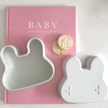 Load image into Gallery viewer, Bunny Snackies:  2-in-1 Bowl and Plate