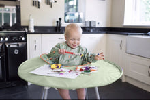 Load image into Gallery viewer, Tidy Tot Kit and TRAVEL BAG (kit: Bib and Tray in Travel Bag)