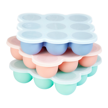 Load image into Gallery viewer, Wean Meister Silicone Freezer Pods for homemade baby food and baking
