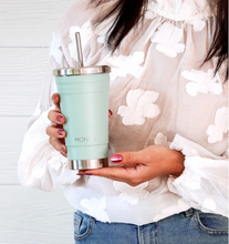 Load image into Gallery viewer, Montii Co Original Adult Reusable Smoothie Cup | 450ml with stainless steel and Silicone straw