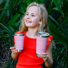 Load image into Gallery viewer, MontiiCo Kids Smoothie Cup | 275ml with stainless steel and Silicone straw