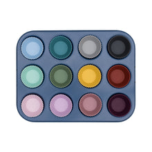 Load image into Gallery viewer, Silicone muffin and cupcake cups WMBT - resuable