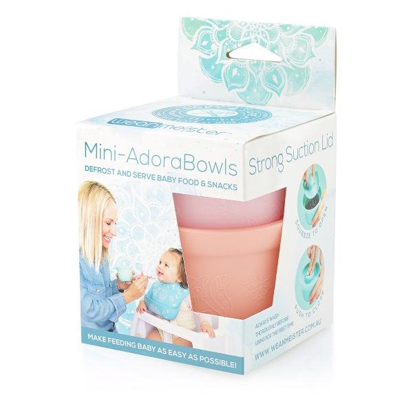 Mini Adora Bowls (microwave friendly baby and toddler snack bowls)