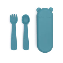 Load image into Gallery viewer, Feedie Fork &amp; Spoon Set - We might be Tiny
