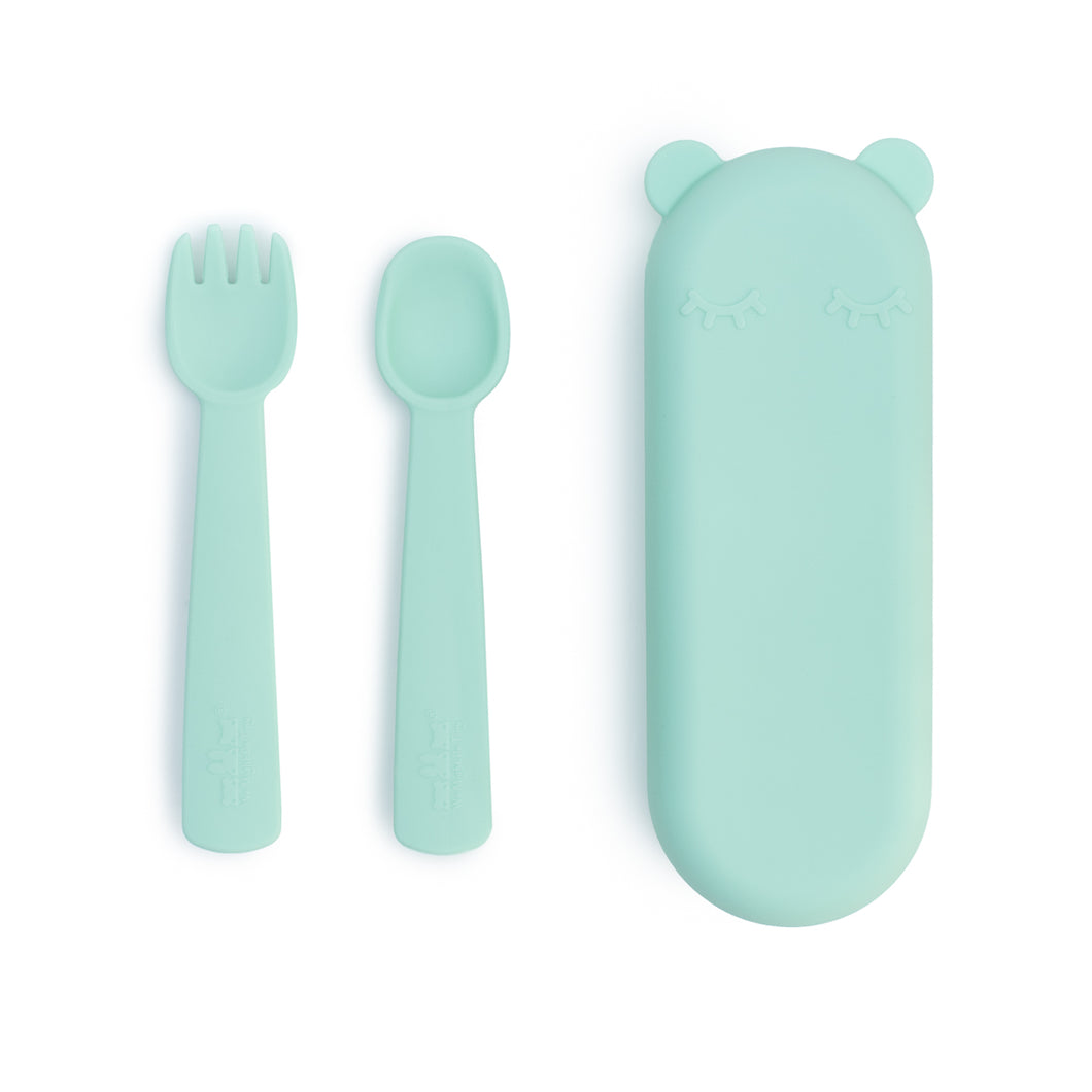 Feedie Fork & Spoon Set - We might be Tiny