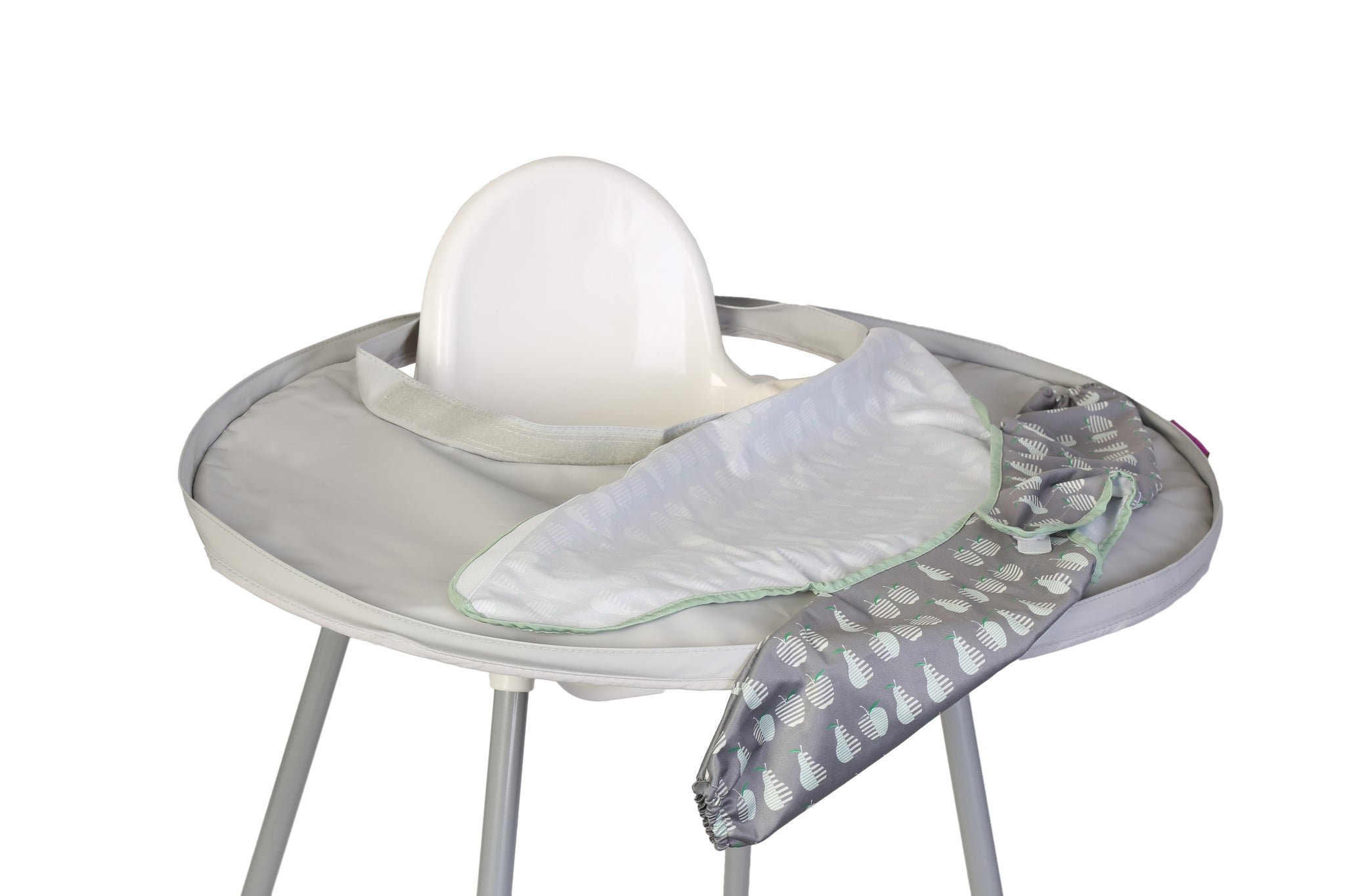 Tidy Tot All-in-One Bib And Tray Kit, Sage Green