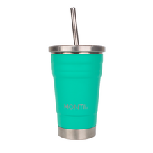 Load image into Gallery viewer, MontiiCo Kids Smoothie Cup | 275ml with stainless steel and Silicone straw
