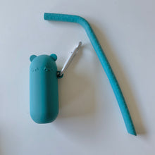 Load image into Gallery viewer, Keepie Straw Set  - Portable Silicone Straws for kids from We Might Be Tiny
