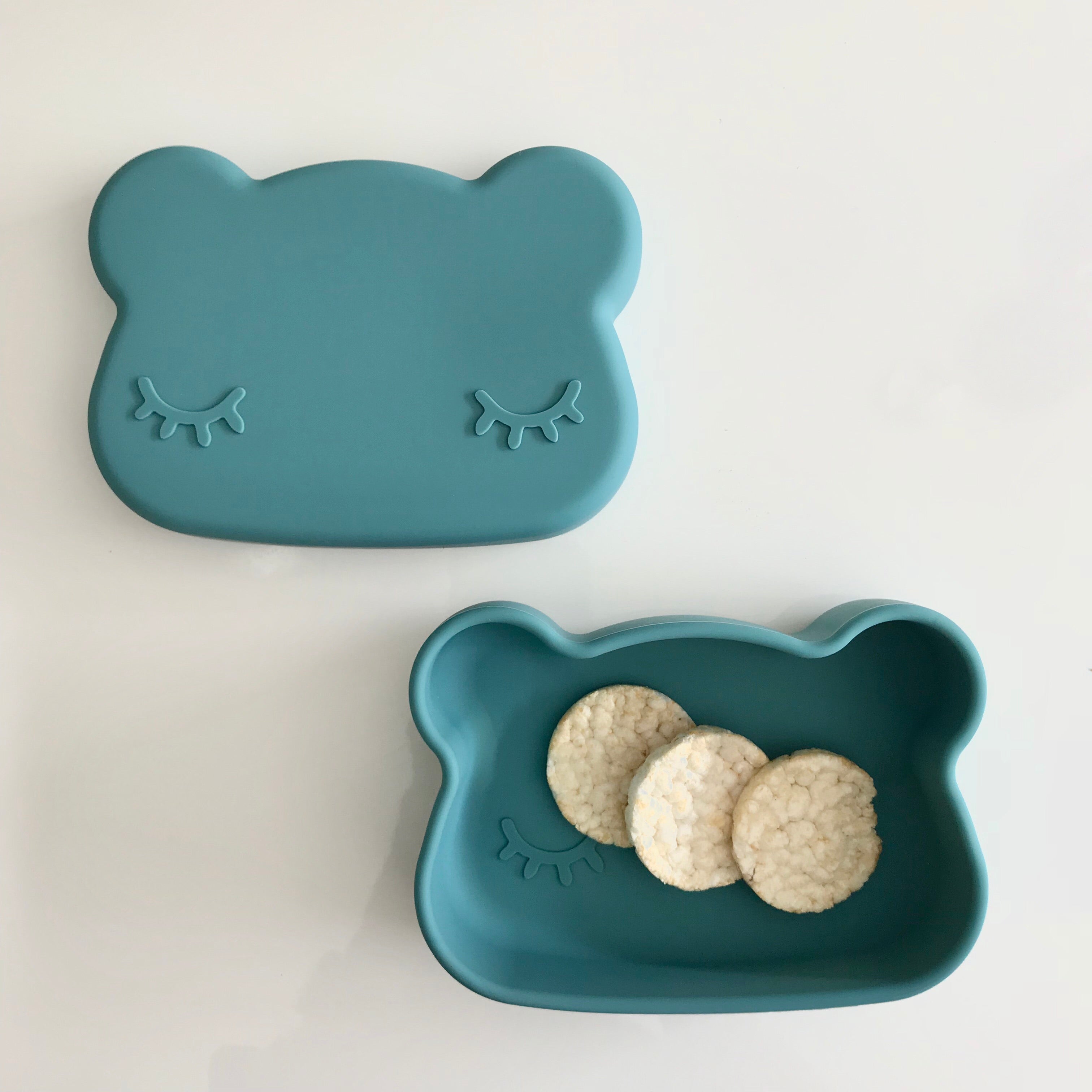Bear Snackies: 2-in-1 Bowl and plate