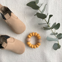 Load image into Gallery viewer, Astandco AST + CO teething toy teethers mustard olive marble white tidy tot melbourne Australian handmade baby toy gift shop small
