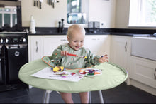 Load image into Gallery viewer, Tidy Tot Kit and TRAVEL BAG (kit: Bib and Tray in Travel Bag)
