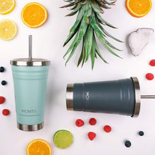 Load image into Gallery viewer, Montii Co Original Adult Reusable Smoothie Cup | 450ml with stainless steel and Silicone straw

